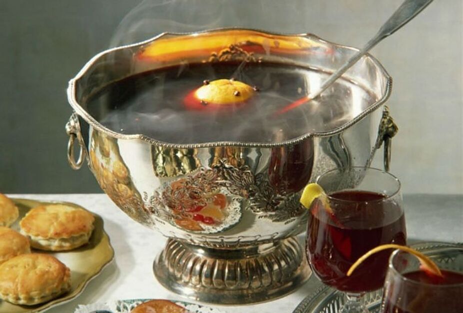 mulled wine for the treatment of colds