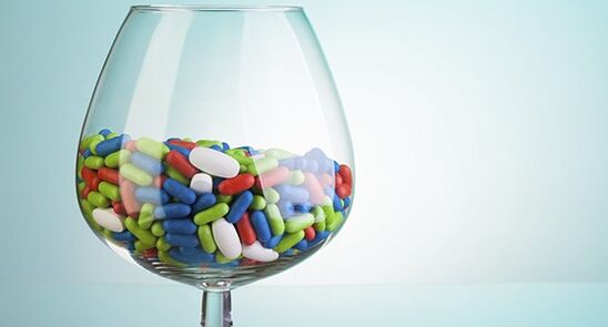 studies of the compatibility of antibiotics and alcohol